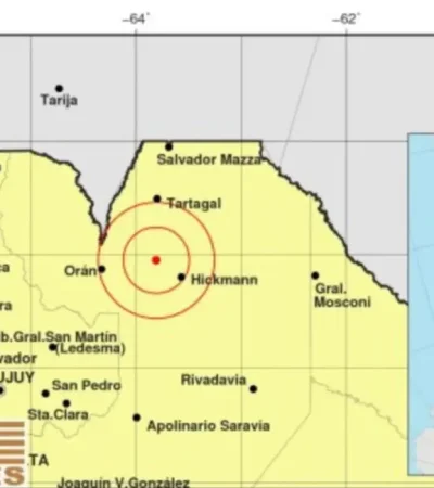 Temblor en Salta.