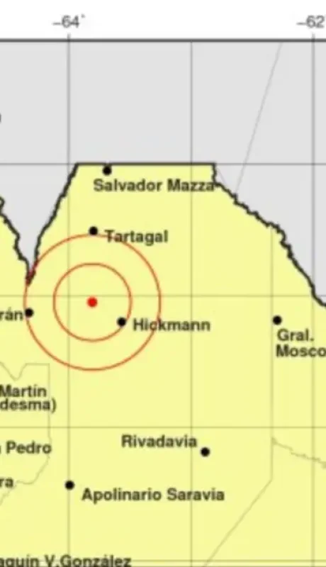 Temblor en Salta.