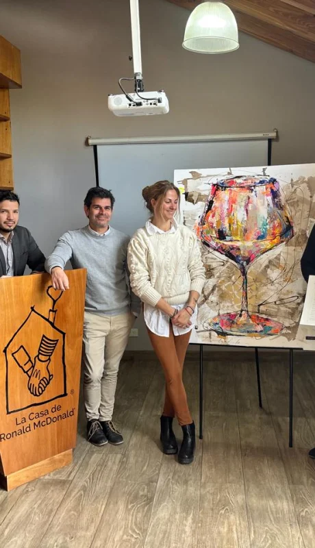 Wine Expo entregó una obra a la Casa de Ronald Mac Donald