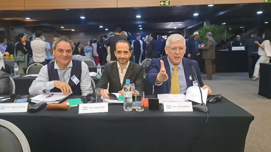 Jorge Santilli en plena sesión parlamentaria.