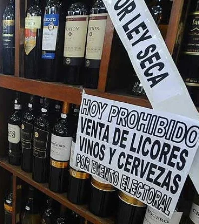 Prohibición venta de alcohol por veda debido a las elecciones legislativas en Buenos Aires/ Fuente: Web