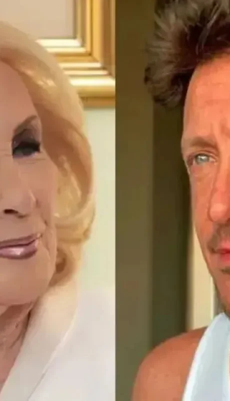 Mirtha Legrand y Nico Vázquez.
