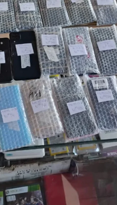 Celulares decomisados en Guaymallén/ Fuente: Ministerio de Seguridad de Mendoza