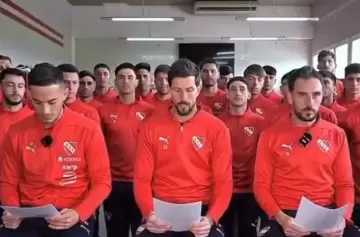 El plantel de Independiente se pronuncia: dolor e injusticia tras la sanción