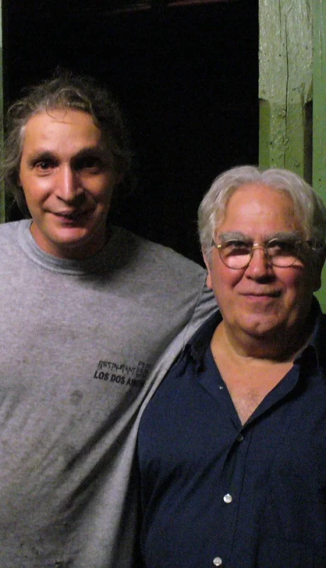 Marcelo Rinaldi junto al Tata Cedrón