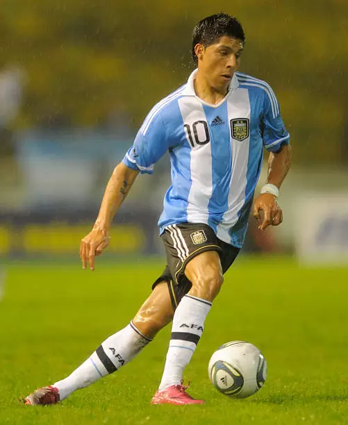 El mendocino Enzo Pérez usó la 10 de la Selección Argentina.