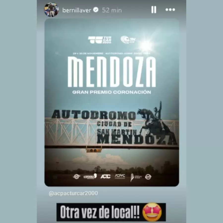 La reacción de Berni Llaver al conocerse la noticia.