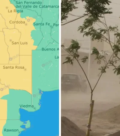 Fuerte viento en Mendoza: pronóstico completo y temperaturas previstas.