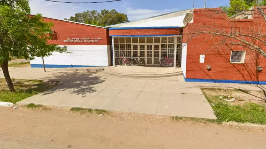 La escuela secundaria de La Paz en la que ocurrió en conmocionante hecho. (Foto: archivo web)