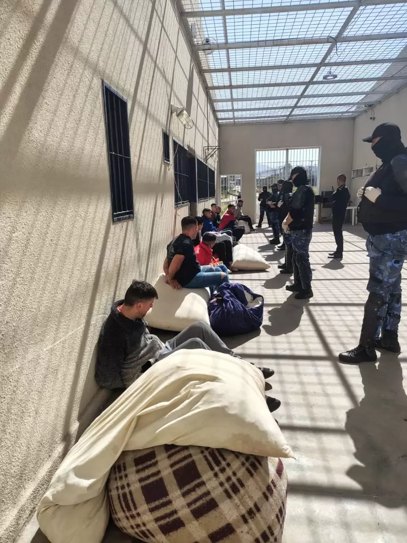 Así controlaron el orden en el Complejo Penitenciario de Alojamiento Permanente San Felipe.