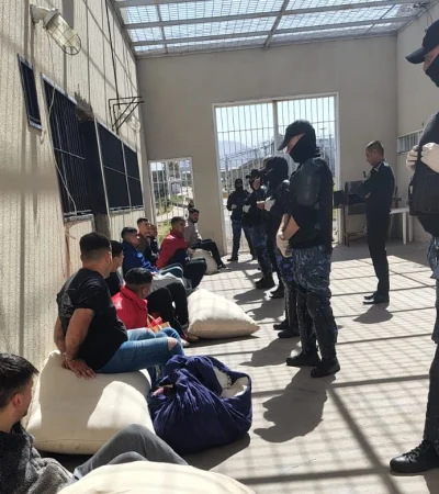 Así controlaron el orden en el Complejo Penitenciario de Alojamiento Permanente San Felipe. /
