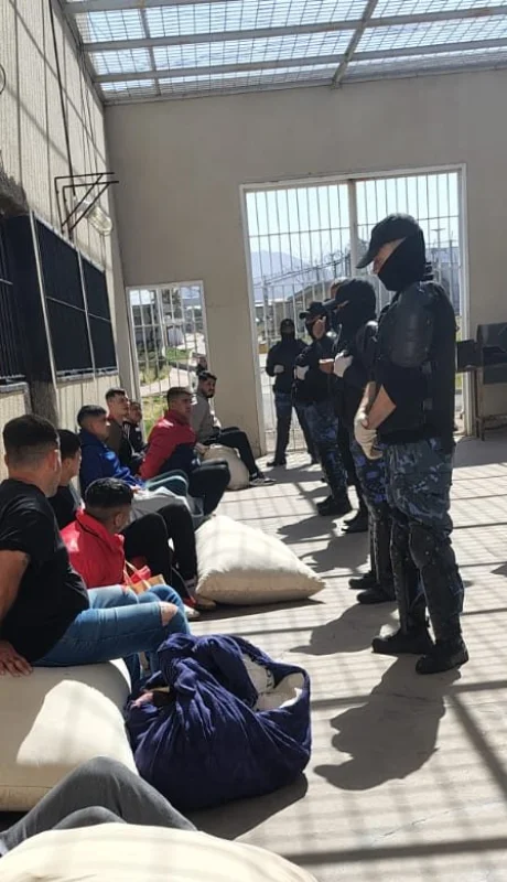 Así controlaron el orden en el Complejo Penitenciario de Alojamiento Permanente San Felipe. /