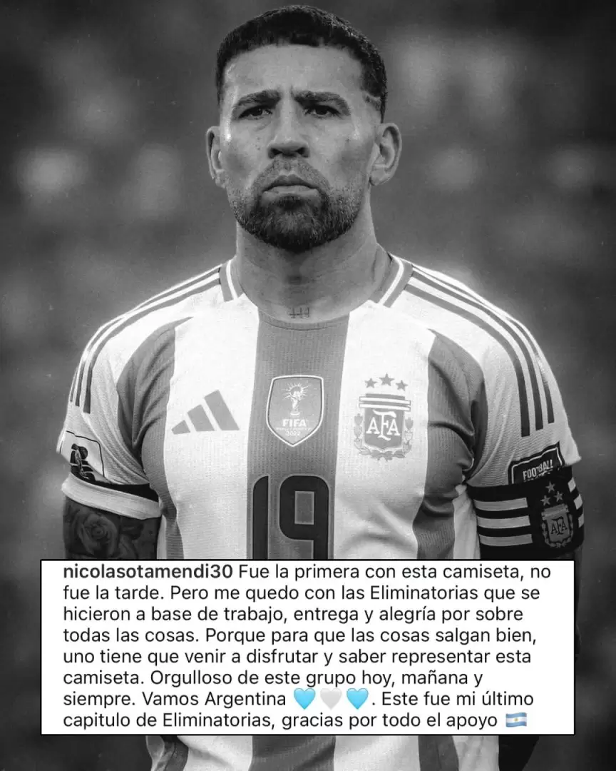 Otamendi habló sobre su futuro y sobre River.