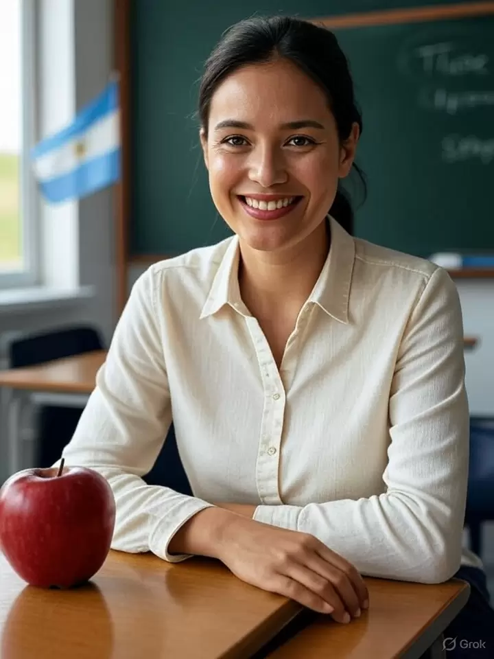 Maestra argentina.