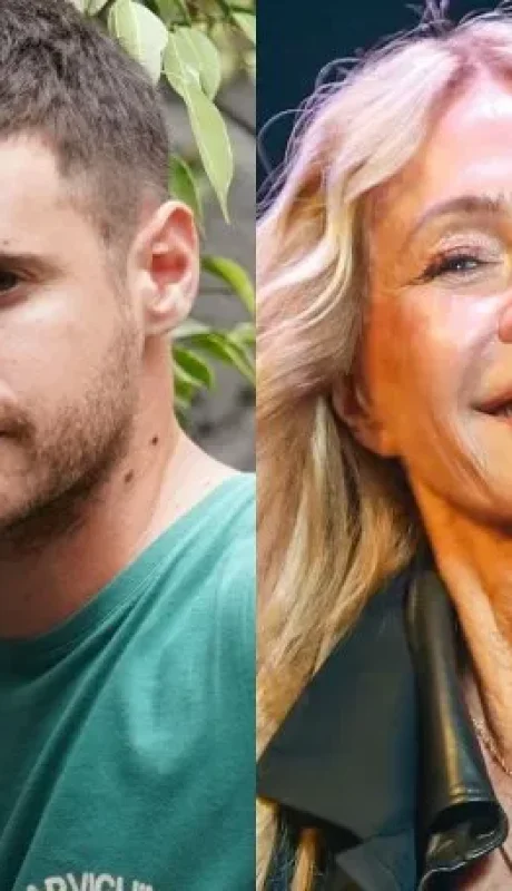 Gastón Soffritti y Cris Morena.