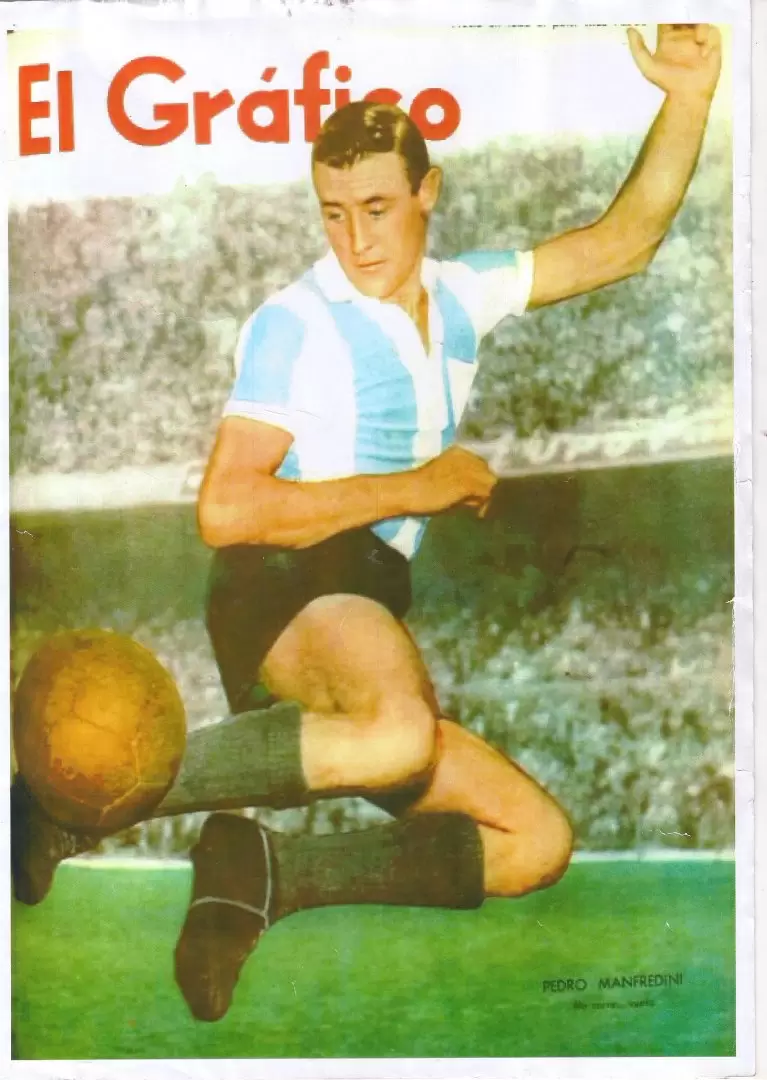 Pedro, en la tapa de la Revista El Gráfico