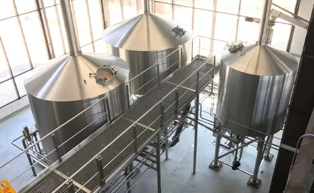 Planta en la que se producirán las cervezas funcionales enriquecidas en selenio. Foto: gentileza Antares.