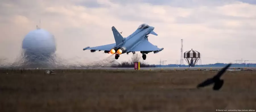 Cazas alemanes también entran en alerta