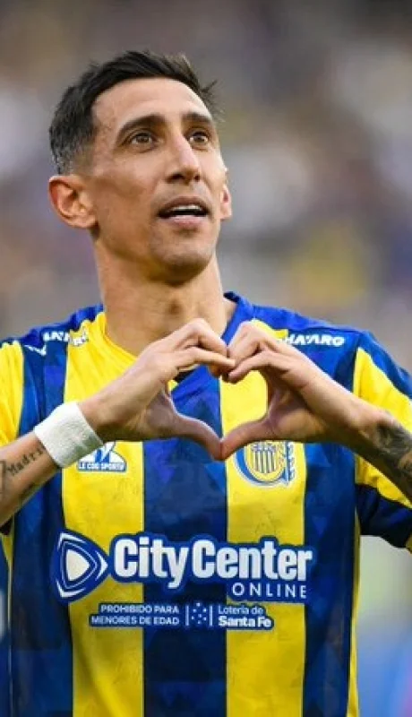 Ángel Di María marcó un tremendo gol olímpico/ Fuente: X de Rosario Central