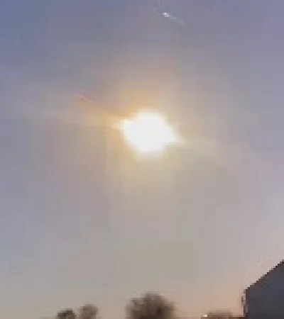 Bola de Fuego atravesó varias localidades de Argentina/ Fuente: Captura de video