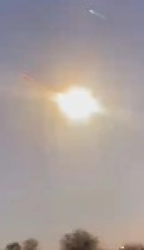 Bola de Fuego atravesó varias localidades de Argentina/ Fuente: Captura de video