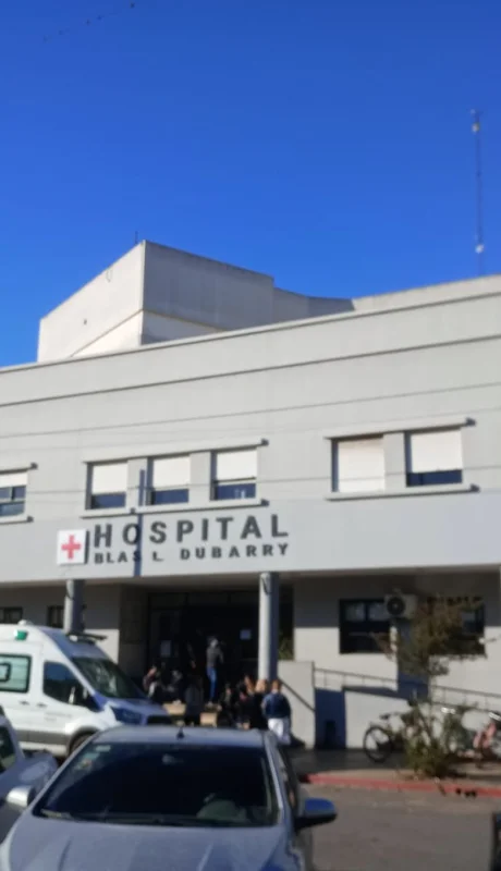 Hospital Dubarry, el nosocomio al que fue llevado el herido de 41 años.