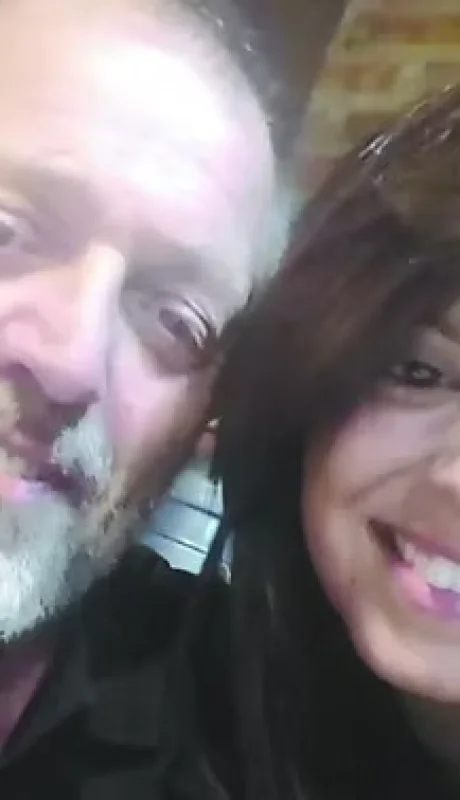 Solange y su papá Pablo/ Fuente: X