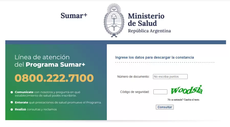 Las personas que se anoten pueden descargar su constancia por internet