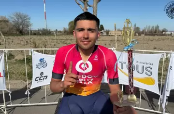 Bruno Contreras se impuso en la sexta fecha de la temporada de ciclismo 2025
