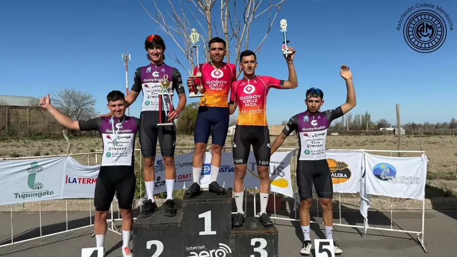 El podio del domingo