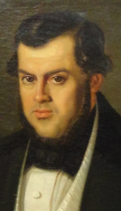 Domingo F. Sarmiento durante su exilio en Chile. Imagen: web