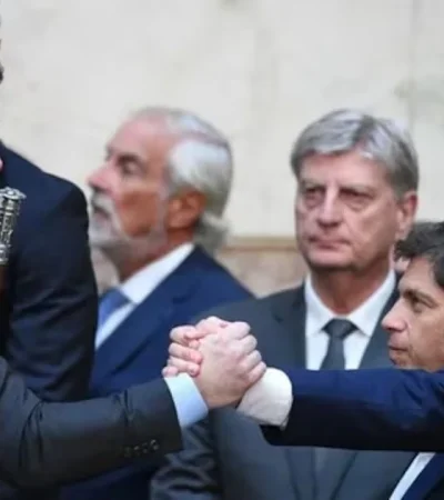 Javier Milei y Mauricio Macri.