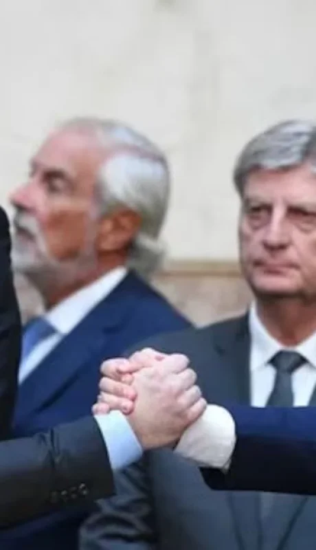 Javier Milei y Mauricio Macri.
