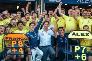 El recuerdo de Williams: el emotivo posteo del 'tío James'  a Colapinto antes de Bakú