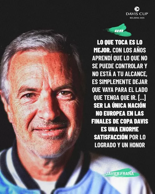 Javier Frana disfruta este momento