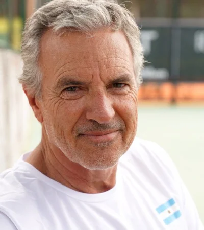 Javier Frana, capitán del equipo argentino de la Davis