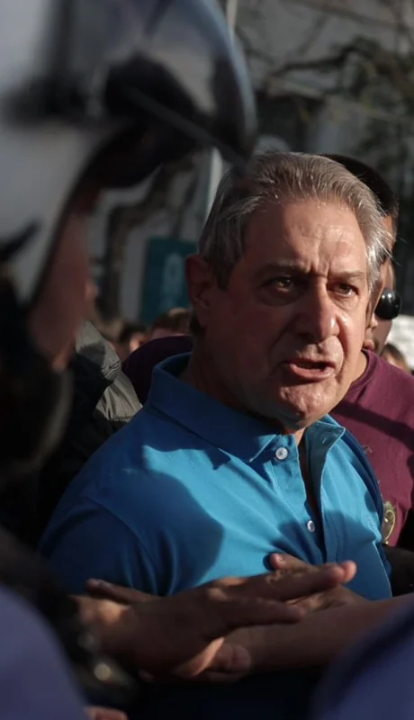 El intendente Omar Félix en el acto en San Rafael. (Foto: prensa Municipalidad de San Rafael)