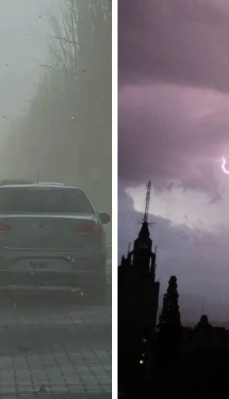 Temperaturas agradables pero alerta por Zonda y tormentas en el sur provincial.