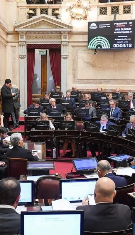 Votaron los senadores