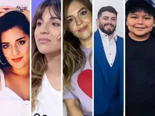 Jana, Gianinna, Dalma, Diego Jr y Dieguito Fernando Maradona, hijos del futbolista.