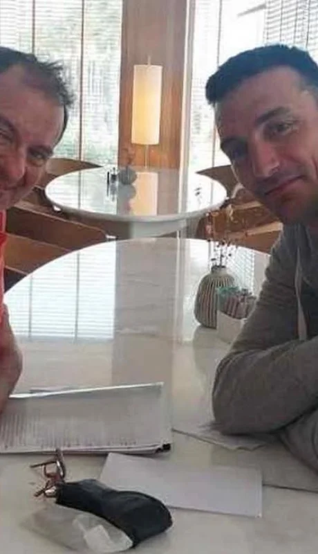 Borinsky con Scaloni.