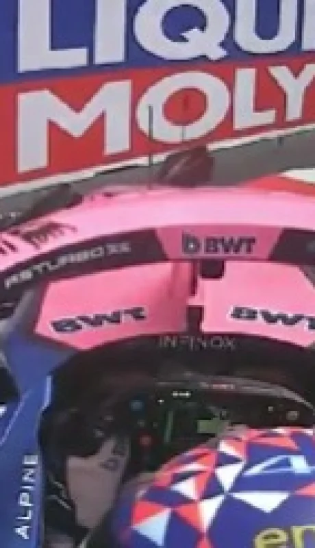 Franco Colapinto chocó en Bakú/ Fuente: Captura de video