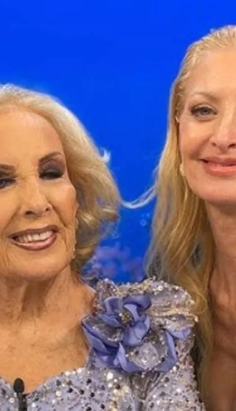 Mirtha Legrand junto a Amalia 'Yuyito' González.