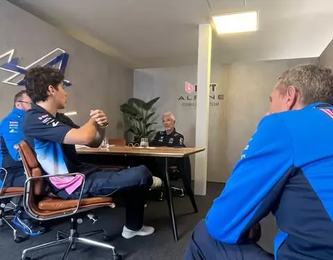 Franco Colapinto y Briatore se reunieron en Bakú/ Fuente: Instagram de Flavio Briatore