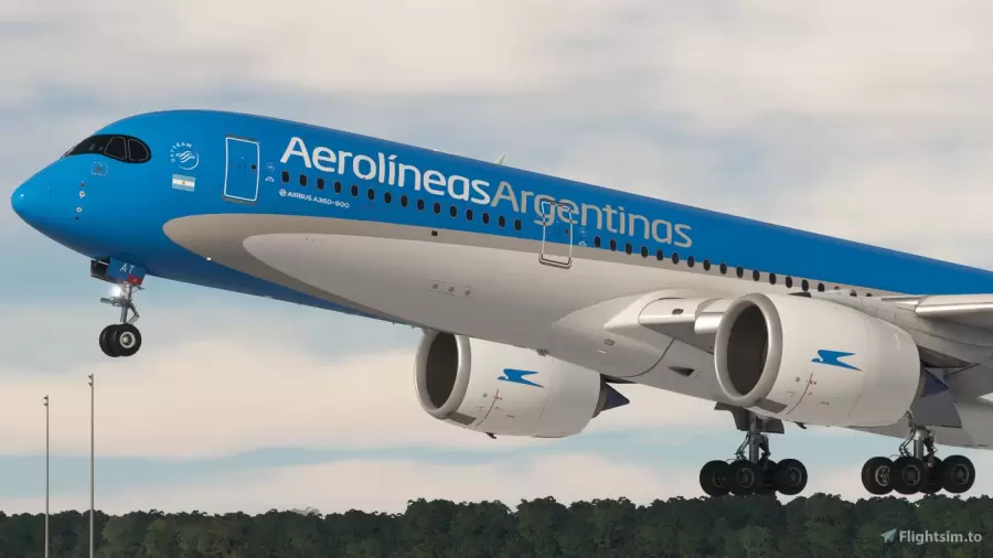 Airbus A350, uno de los aviones que se utilizarán en el traslado de productos desde China.