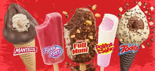 Mantecol, Flynn Paff, Full Maní, Palito de la Selva y Toddy. No, no son golosinas. Son los próximos helados de Georgalos.