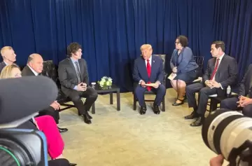 Milei recibió de Trump el apoyo "incondicional" a su política económica