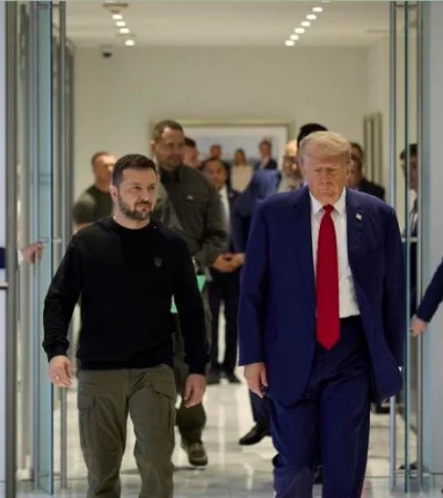 Trump se juntó con Zelenski en Nueva York y le prometió un renovado respaldo militar frente a la ofensiva de Moscú.