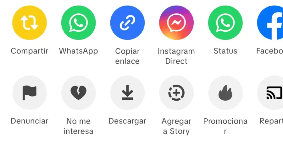 El botón es una herramienta que te permite entrenar al algoritmo para que deje de mostrarte cierto tipo de contenido.