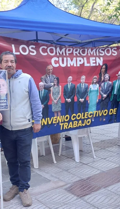 Reclamo empleados judiciales/ Fuente: Daniel Gallardo